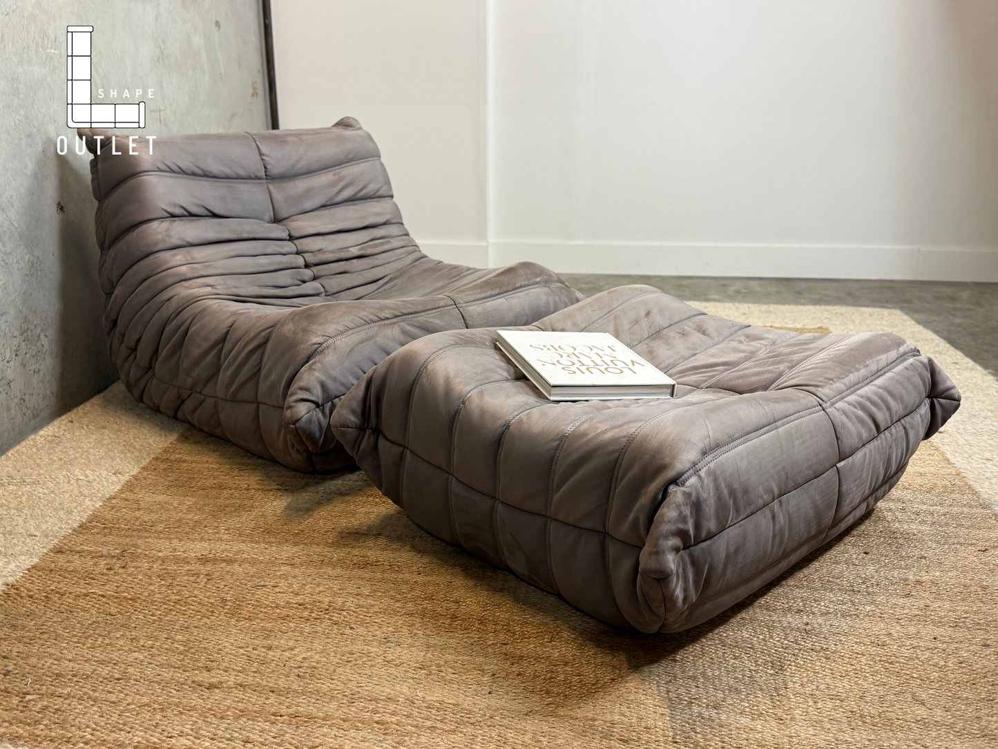 Togo chair and ottoman replica
