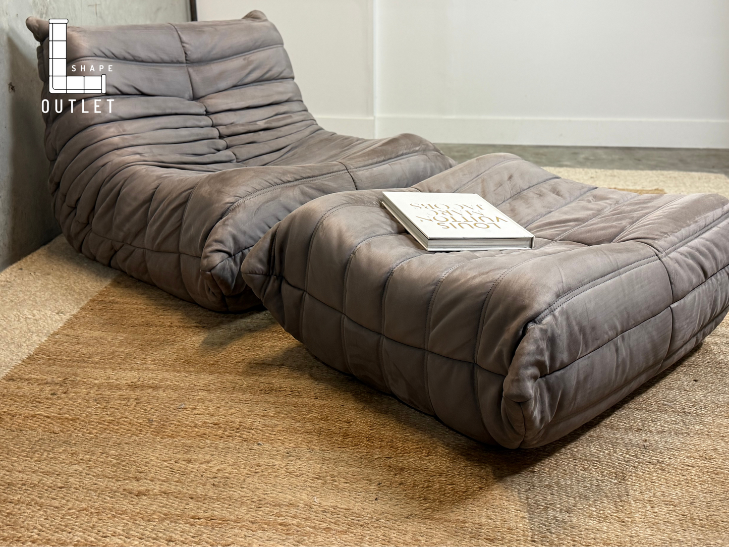 Togo chair and ottoman replica