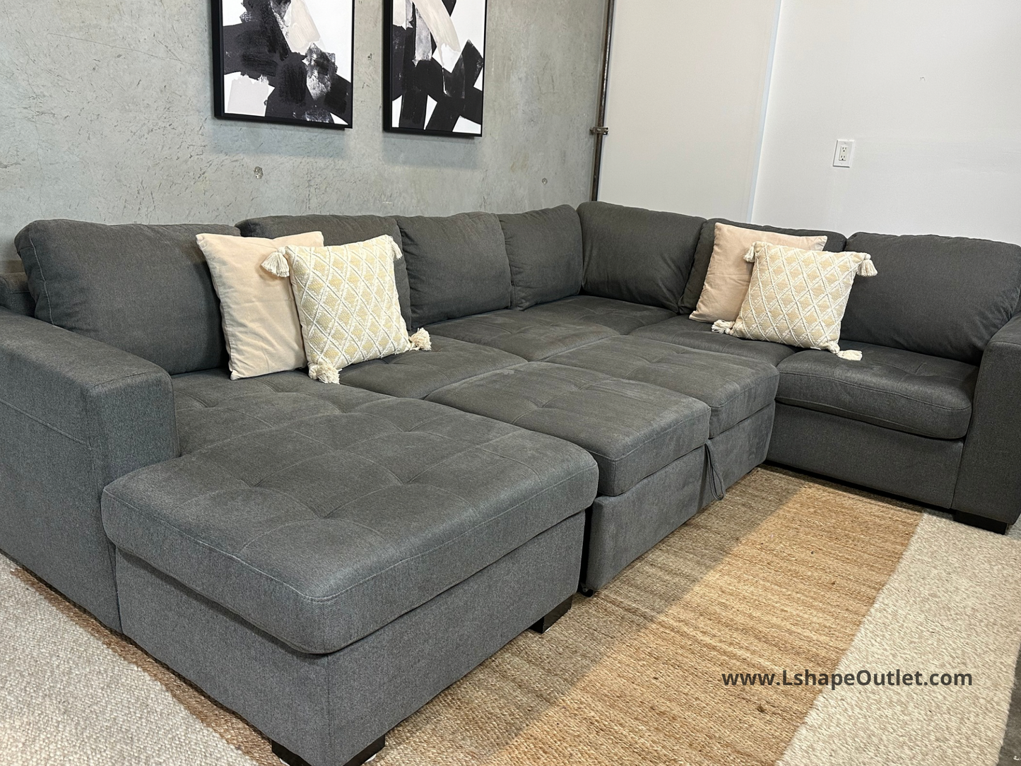 Large sleeper sectional