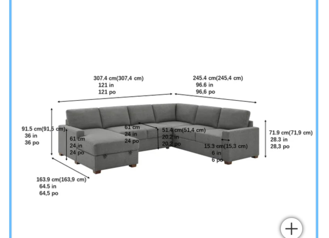 🚨NEW🚨Thomasville sofa bed sectional with storage
