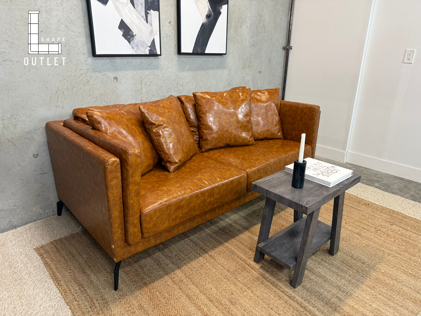 Eco leather Carmel sofa