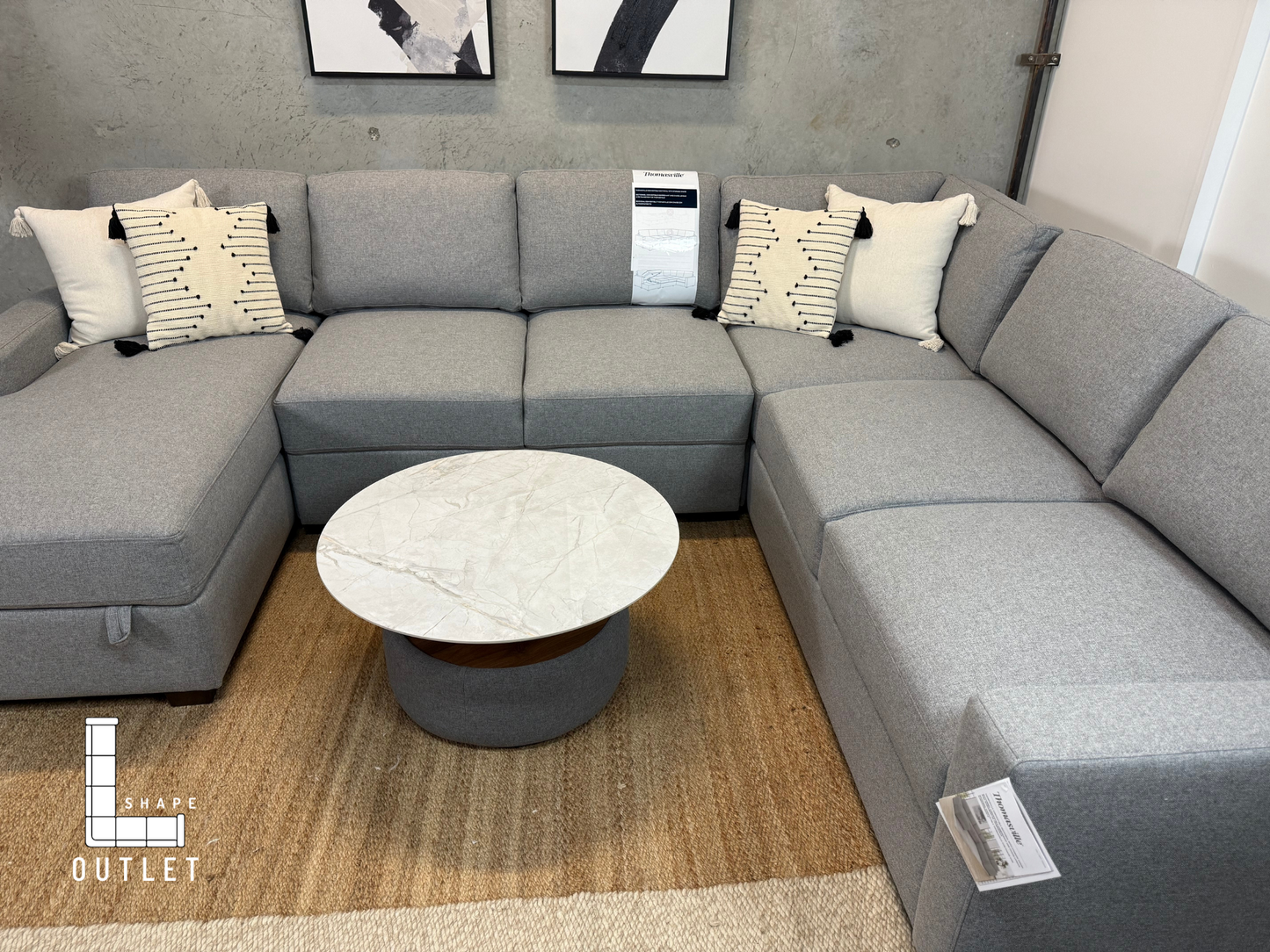 🚨NEW🚨Thomasville sofa bed sectional with storage