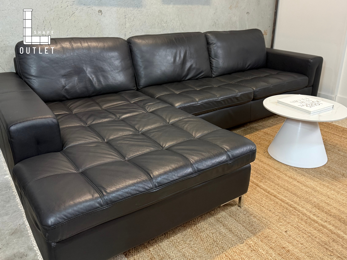 Scan Design leather sectional