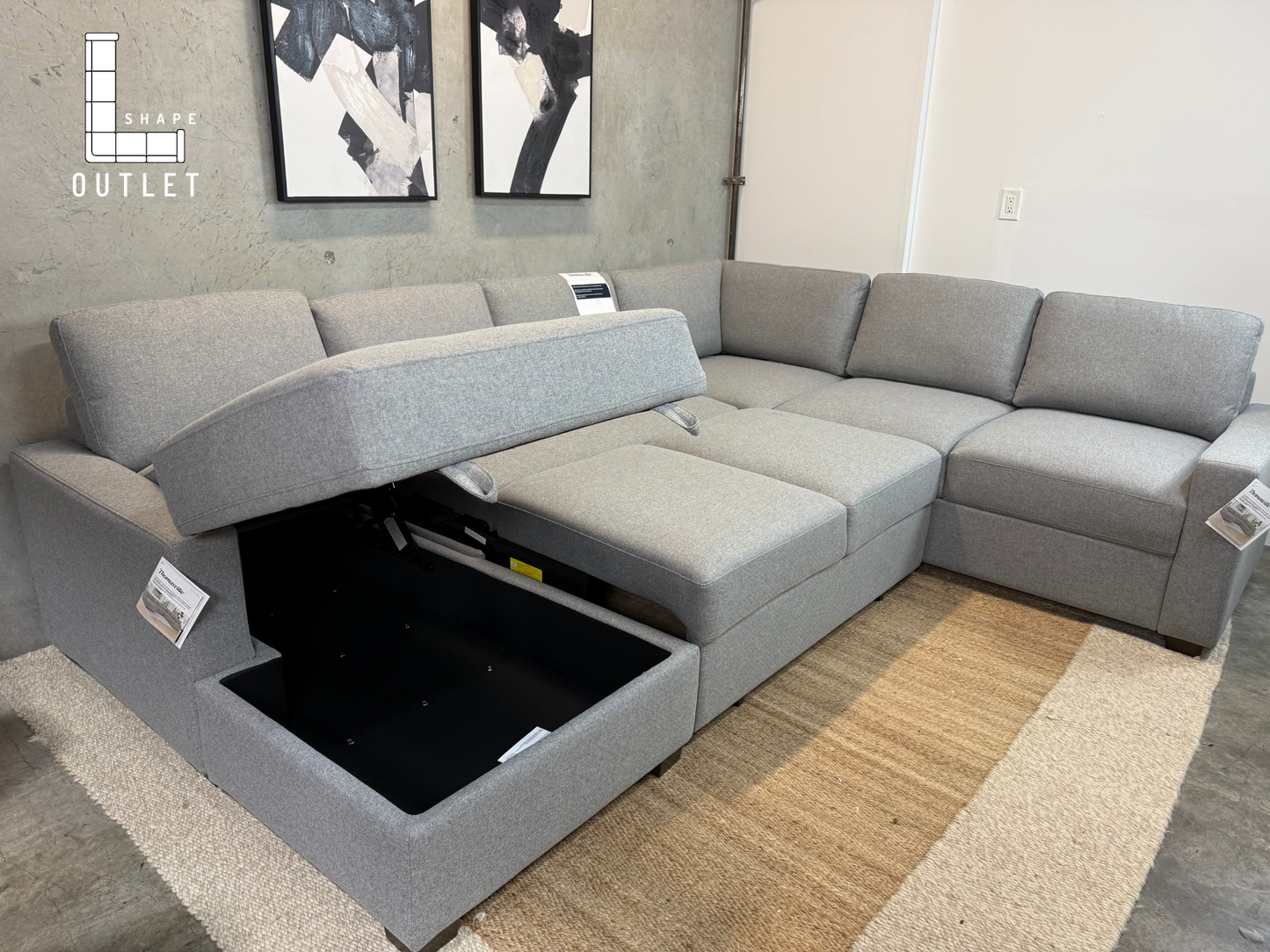 🚨NEW🚨Thomasville sofa bed sectional with storage
